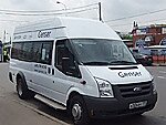 Бесплатный автобус Genser в пункт аренды автомобилей АрендаАвто-Свс на Новорязанском шоссе
